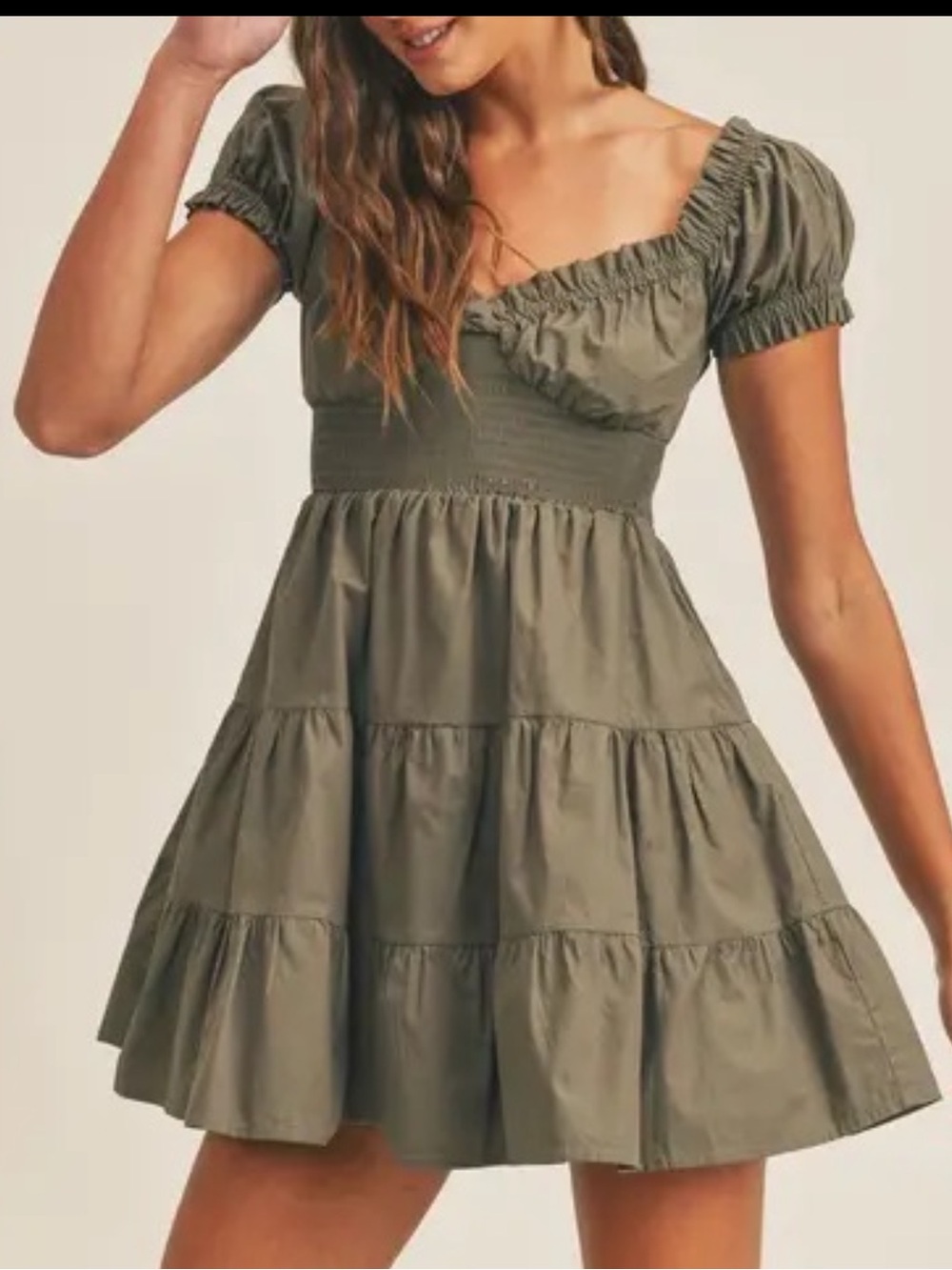 BABYDOLL BACKLESS DRESS - Picture 2 of 4